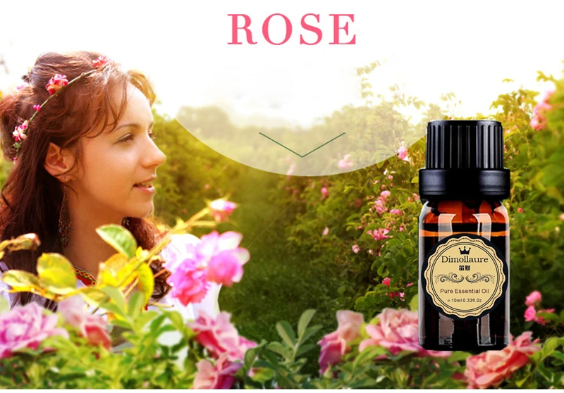 Dimollaure розовое эфирное масло для ухода за кожей увлажняющее Отбеливающее