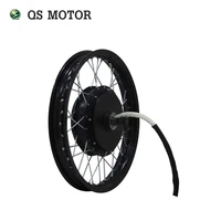 qs motor bicycle spoke motor 3000w 205 50h v3 type hub motor lacing with wheel rim 18inch