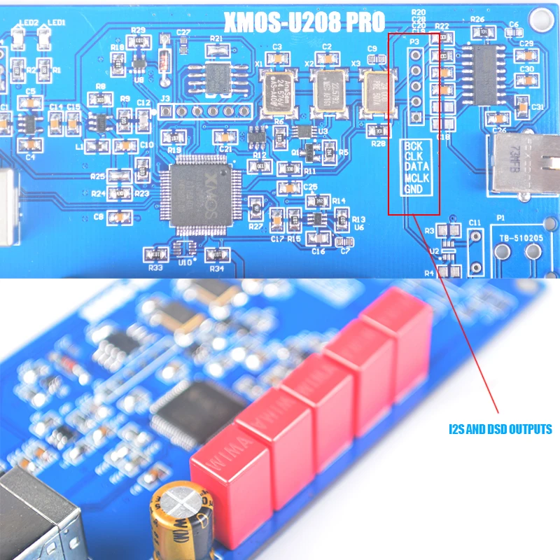 K. GUSS K U8 CSS ES9023 USB DSD XMOS XU208 цифровая звуковая карта 3 5 Плата усилителя I2S из 24Bit 192 кГц