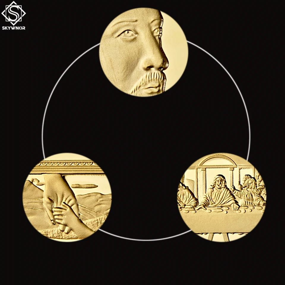 Монеты с Иисусом верхие монеты Европейская христианская Библия