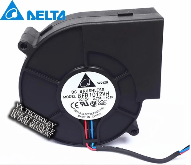 Промышленный вентилятор ветровой турбины 2 7a DC12 pin Для Delta BFB1012VH|industrial fan|fan deltadelta fan