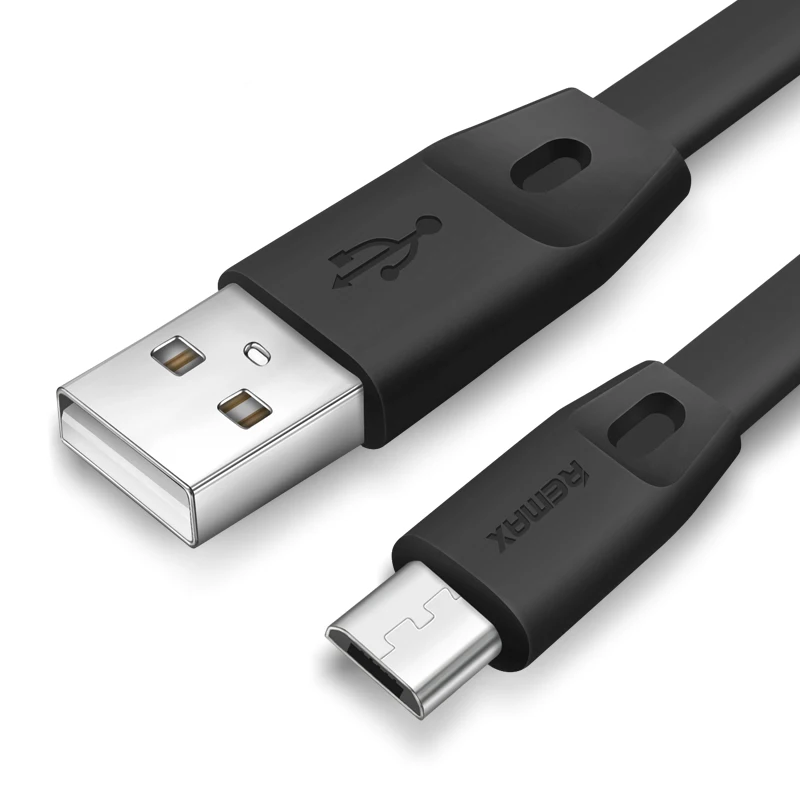 REMAX 1 м Полный Быстрый 2.1A Micro USB кабель для передачи данных плоская синхронизация