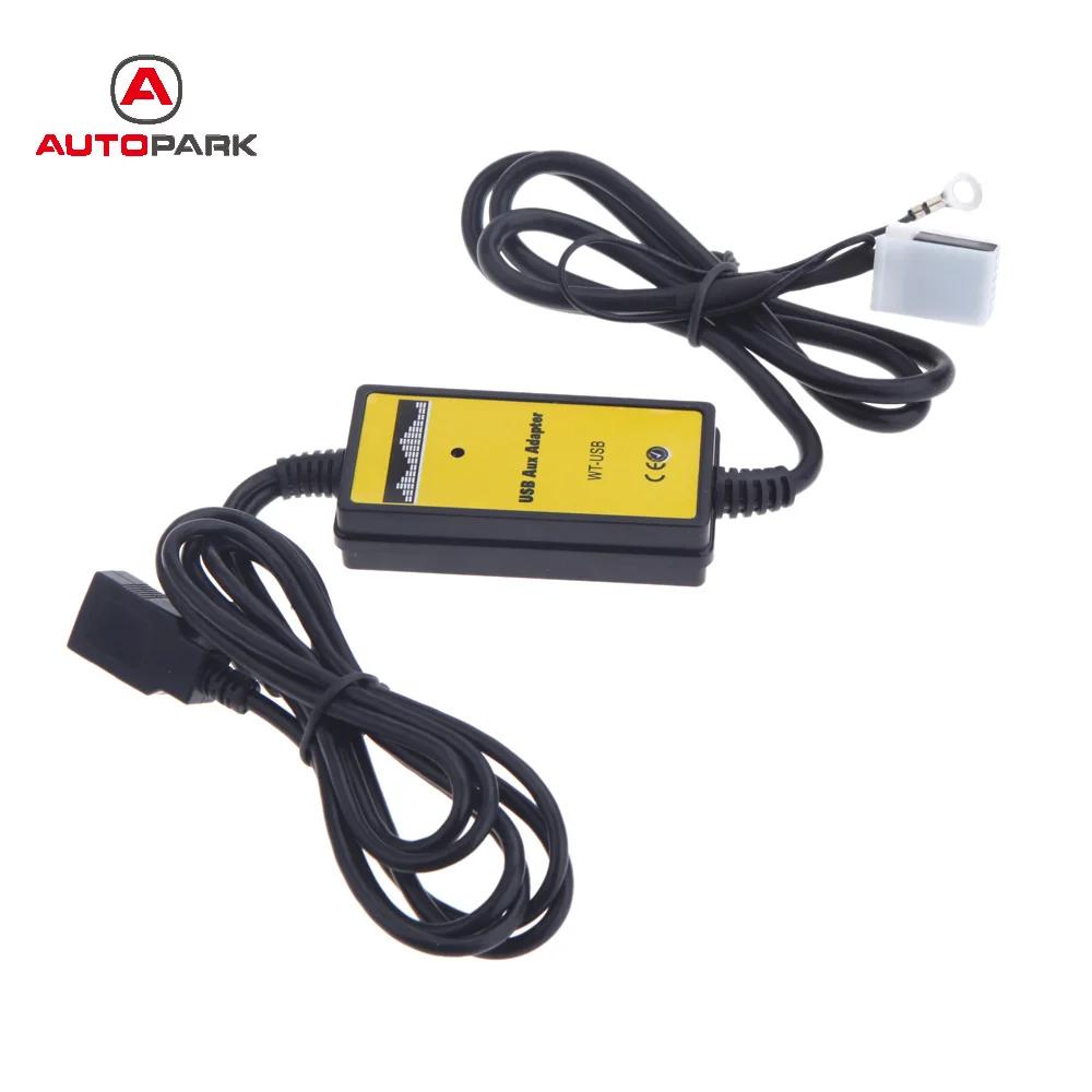 Кабель адаптер Автомобильный USB Aux in mp3 плеер радио интерфейс для VW Audi Skoda Seat 12