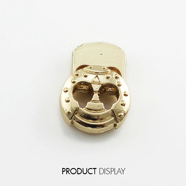 Металлический стопор золотистого цвета 100 переключатель для пряжки зажим шнура