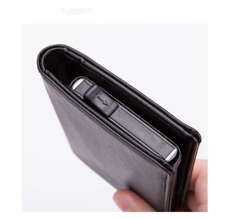 Новинка 2019 бумажник с отделением для карт RFID защита от кражи защиты кошелька