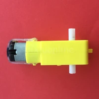 k247y dc 3 6v 100rpm mini electric reduction plastic dc gear motor biaxial output diy car robot engine toys parts