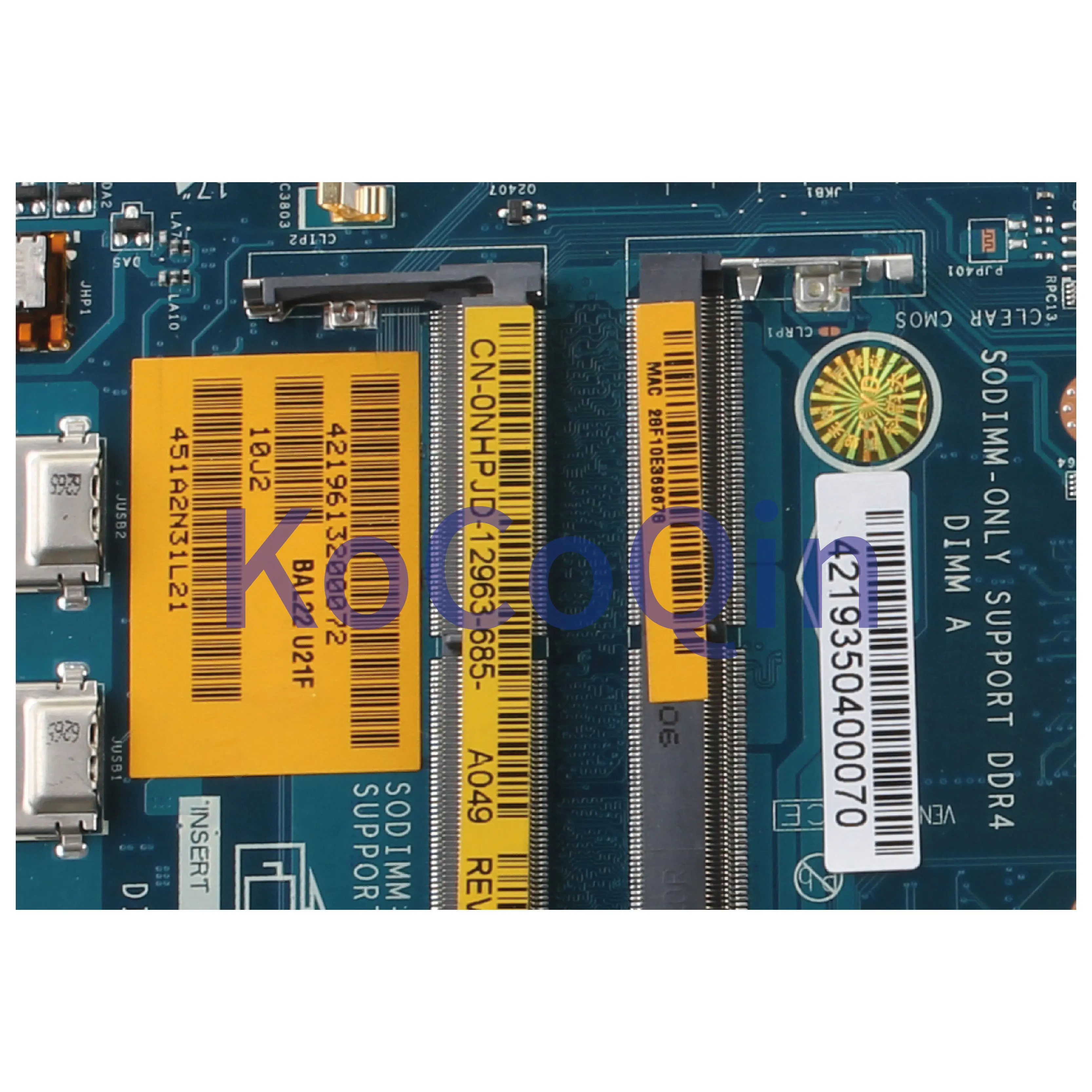 KoCoQin Laptop motherboard For DELL Inspiron 15 5565 5567 E2-9000 EM9000 0NHPJD CN-0NHPJD BAL23 LA-D804P Mainboard