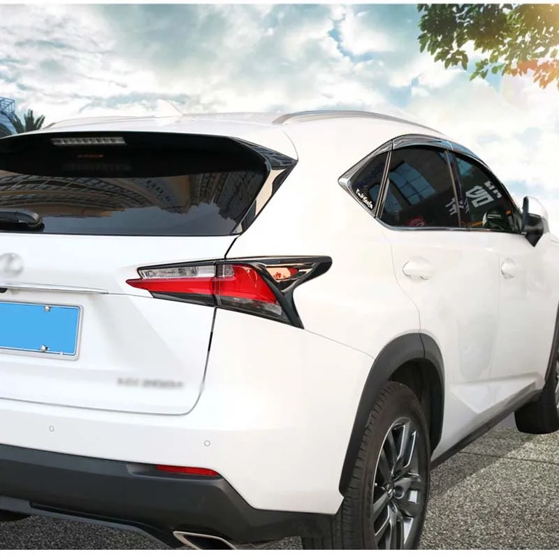 1 комплект новый хромированный козырек от солнца и дождя для Lexus NX 2015 2018|Навесы