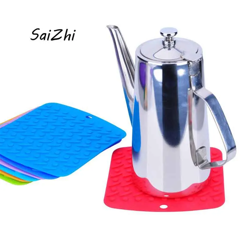 Creative Insulation Thicken Placemats Table Silicone Coaster Teacup Mats Home Accessories Kitchen Apperons A829 | Дом и сад