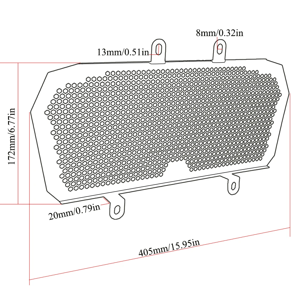 

For 200 390 200 390 Motorcycles Radiator Guard Grill Grille Cover Stainless steel Radiator Protect Guard Covers