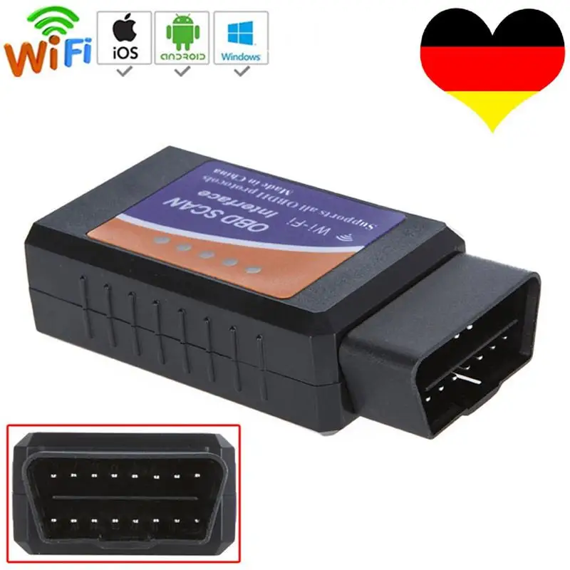 ELM327 Wifi V1.5 OBD2 Автомобильная диагностика obd ii инструменты для сканера PIC18F25K80 чип OBD 2