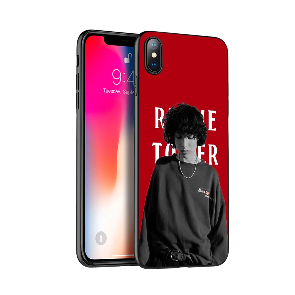 Черный чехол из ТПУ для iphone 5 5s SE 2020 6 6s 7 8 plus x 10 XR XS 11 pro MAX с Финном вольфрамом
