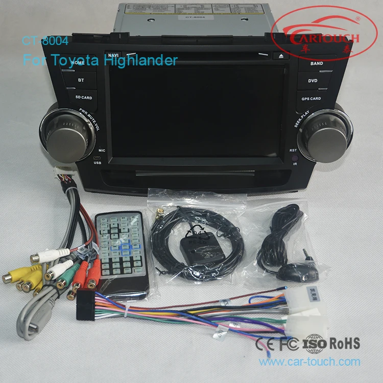 Cartouch(R) 8 дюймовый автомобильный dvd gps навигатор с сенсорным экраном