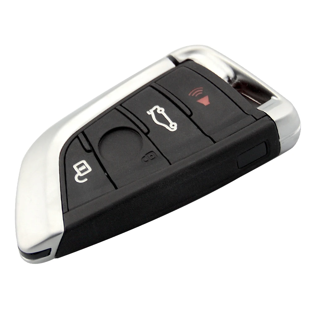 OkeyTech 4 пуговицы автомобиль смарт-ключ-карта 315/433/868 МГц PCF7953P чип с вставить лезвие