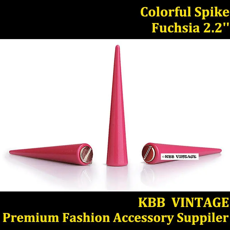 10 шт. планшетофон с шипами 2 дюйма фуксия|diy studs|spike screwbackscrewback spike |
