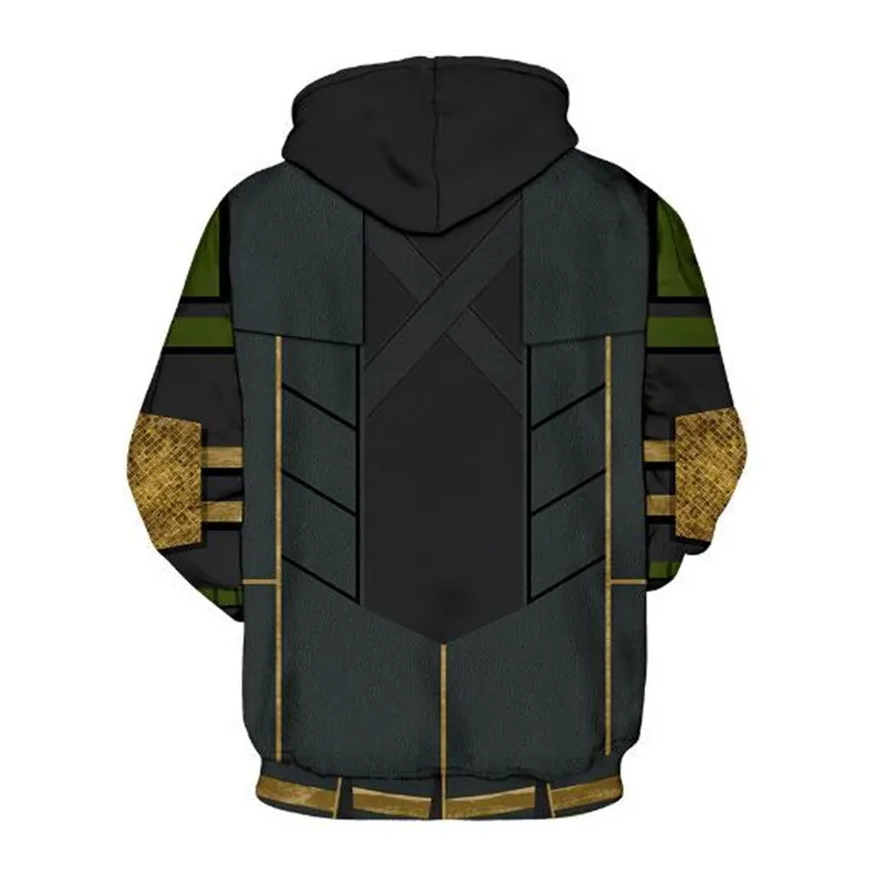 Толстовка Marvel Loki Laufeyson Loki на молнии, Толстовка для косплея, свитер для мужчин и женщин, одежда в стиле аниме, новинка