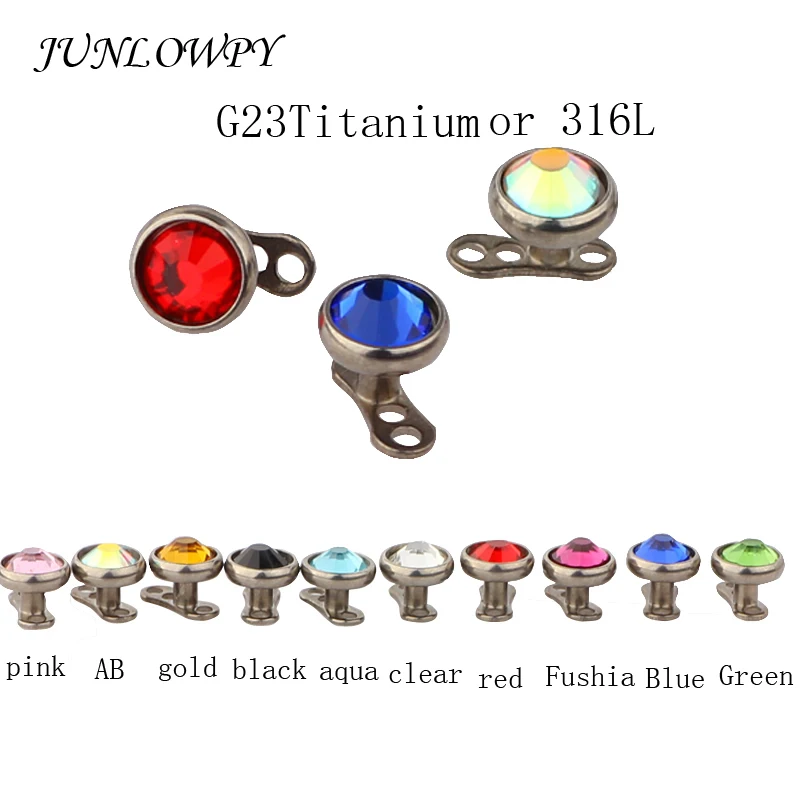JUNLOWPY 1 шт. G23 твердая титановая микро ДЕРМАЛЬНАЯ кожа для растушевки поверхности