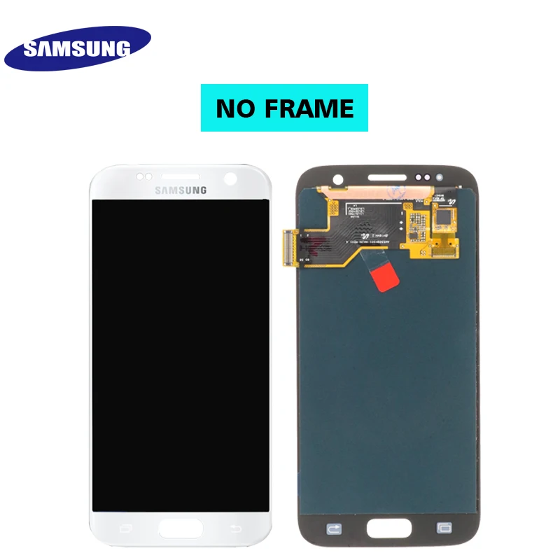 5,1 ''Супер AMOLED ЖК-дисплей для samsung Galaxy S7 G930 SM-G930F G930F ЖК-дисплей с сенсорным экраном дигитайзер Замена