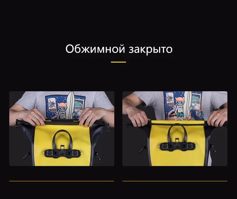 ROCKBROS велосипедный мешок Портативные Водонепроницаемые Велоспортные велосипедные сумки Паньер сзади стойки сиденья магистральный Рюкзак велосипедные Аксессуары