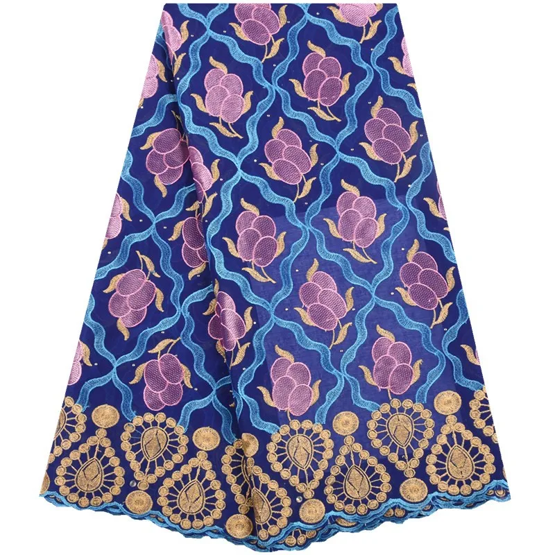 2018 новый дизайн Африканская Хлопковая кружевная ткань оптовая продажа