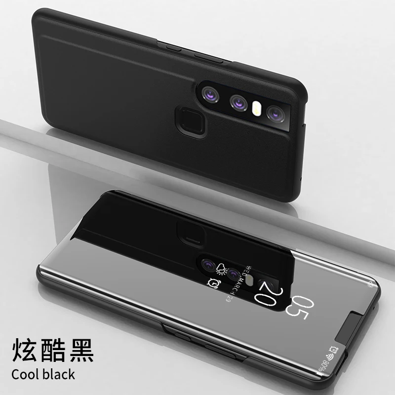 Зеркальный Чехол книжка для VIVO S1 кожаный чехол накладка телефона V15 5 99