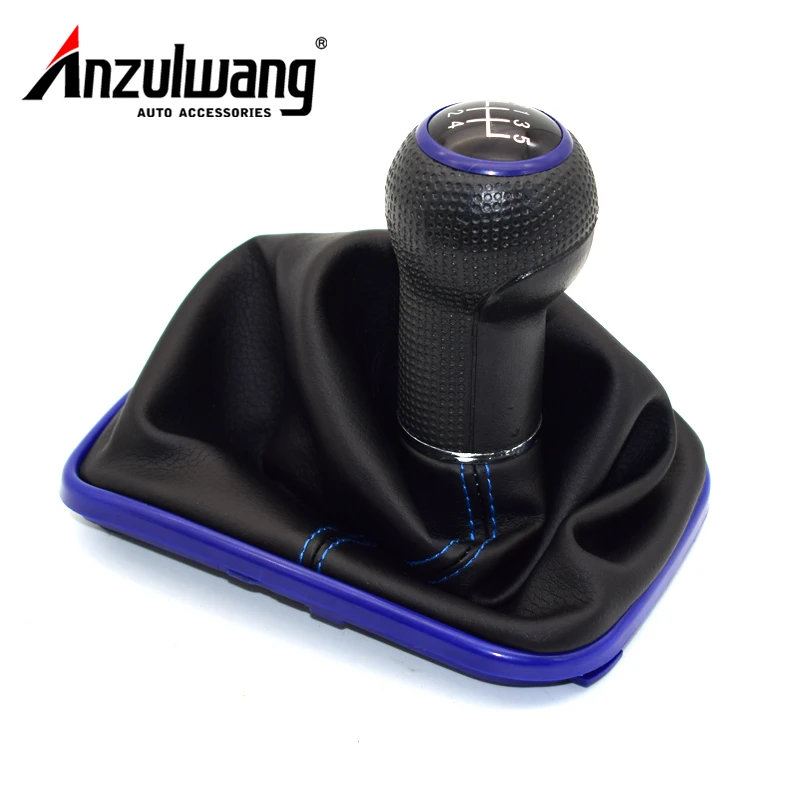 12 мм 5-скоростная синяя ручка переключения передач рычаг для Volkswagen VW 1999-2004 Golf 4 IV MK4