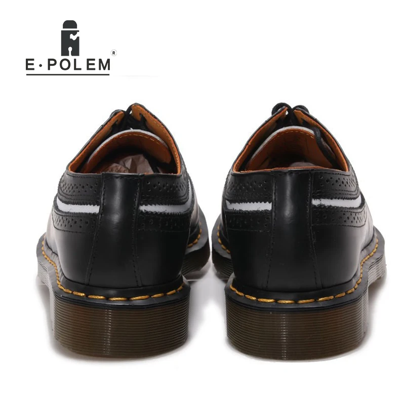 

New England fashion Style Casual Leather Martin Boots unisex motocykle short boots outdoor spring autumn ankle martin shoes