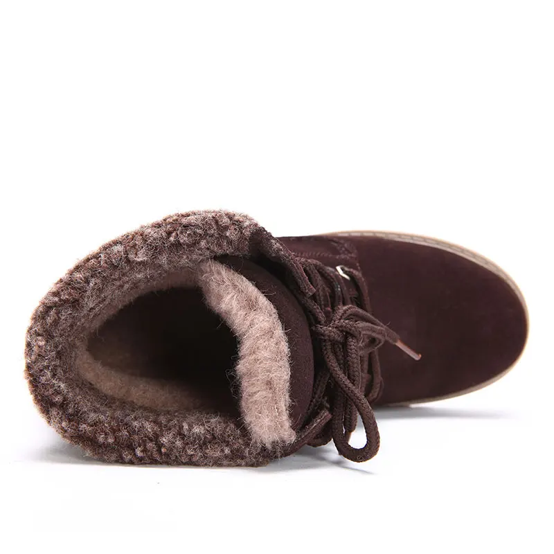 GOGC/ботильоны для женщин из натуральной кожи Зимняя обувь Теплые зимние ботинки