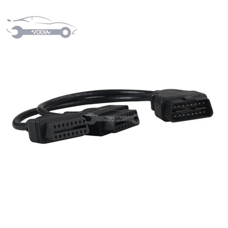 

Diagnostic Connector Cable for ELM327 2 In 1 Converted Cable OBD2 Extension Cable OBD2/OBDII Diagnostic Scan OBD Cable