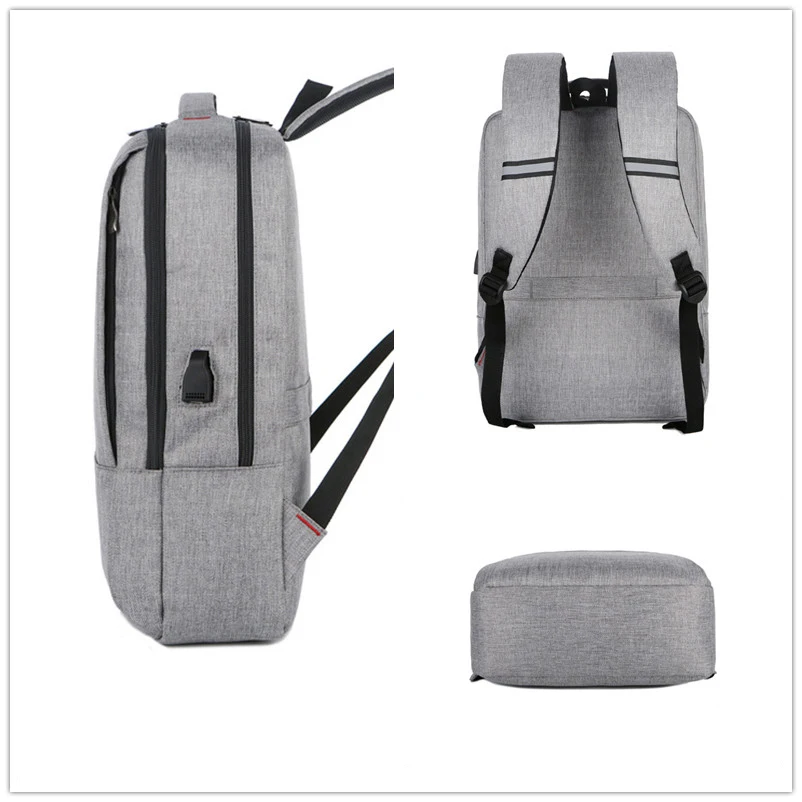 Новый водонепроницаемый рюкзак для ноутбука с USB зарядкой 15 6 дюйма мужской