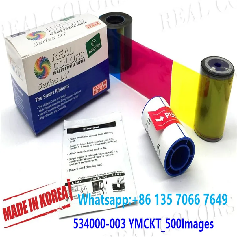 Принтер карт совместимый с 534000 003 YMCKT 500 20 шт.|ribbon datacard|datacard sd360datacard sd360 ribbon |