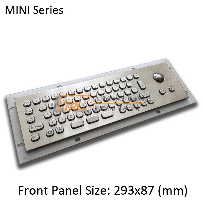 Мини 65 клавиш телефон с оптическим трекболом мини Металлическая лампа