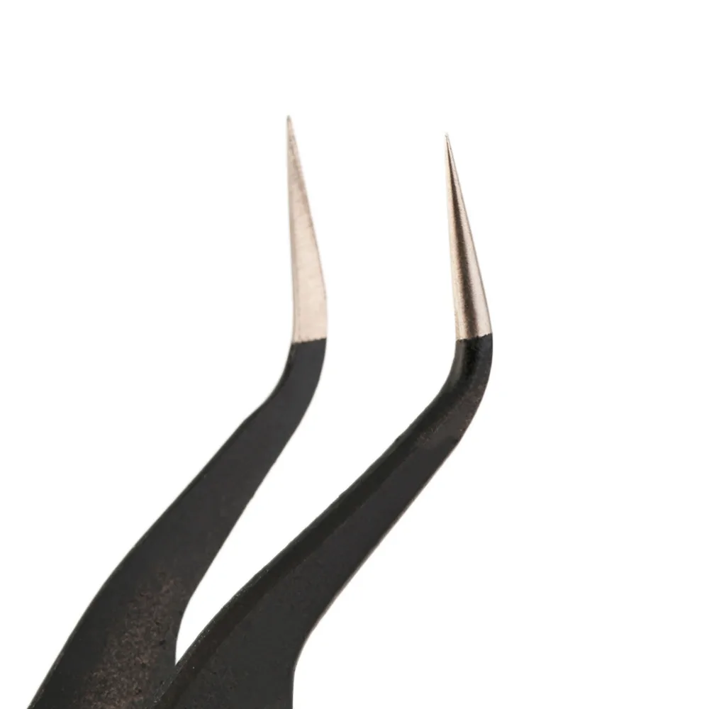 Non-magnetic Anti-static Fine Tip Straight Tweezer Tool Stainless Steel | Инструменты