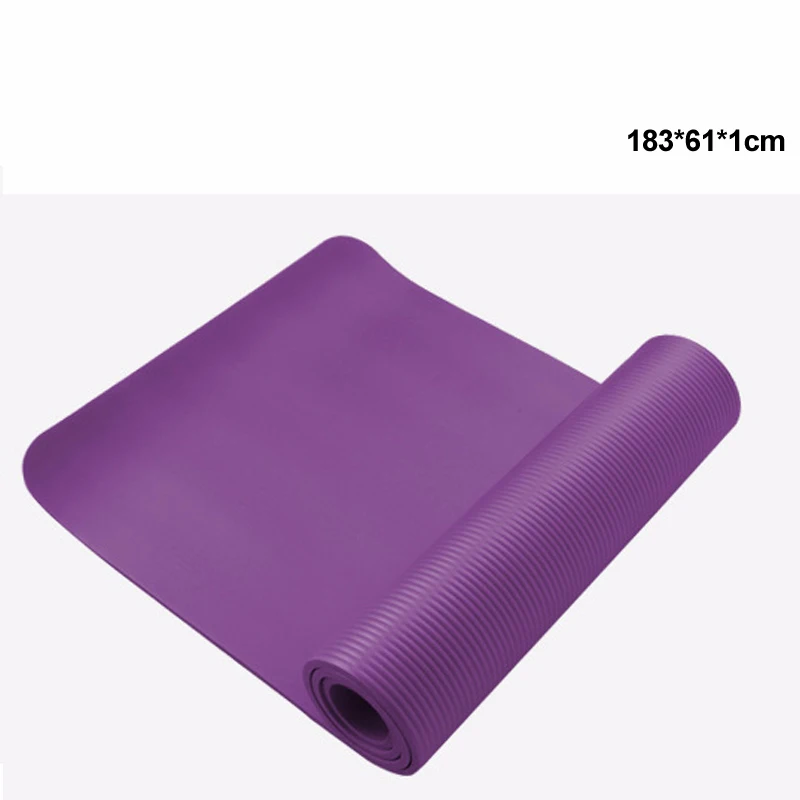 10mm15mm Нескользящие коврики для йоги для фитнеса безвкусная Гимнастика-Пилатес Спортивные щитки для упражнений - Цвет: Зеленый