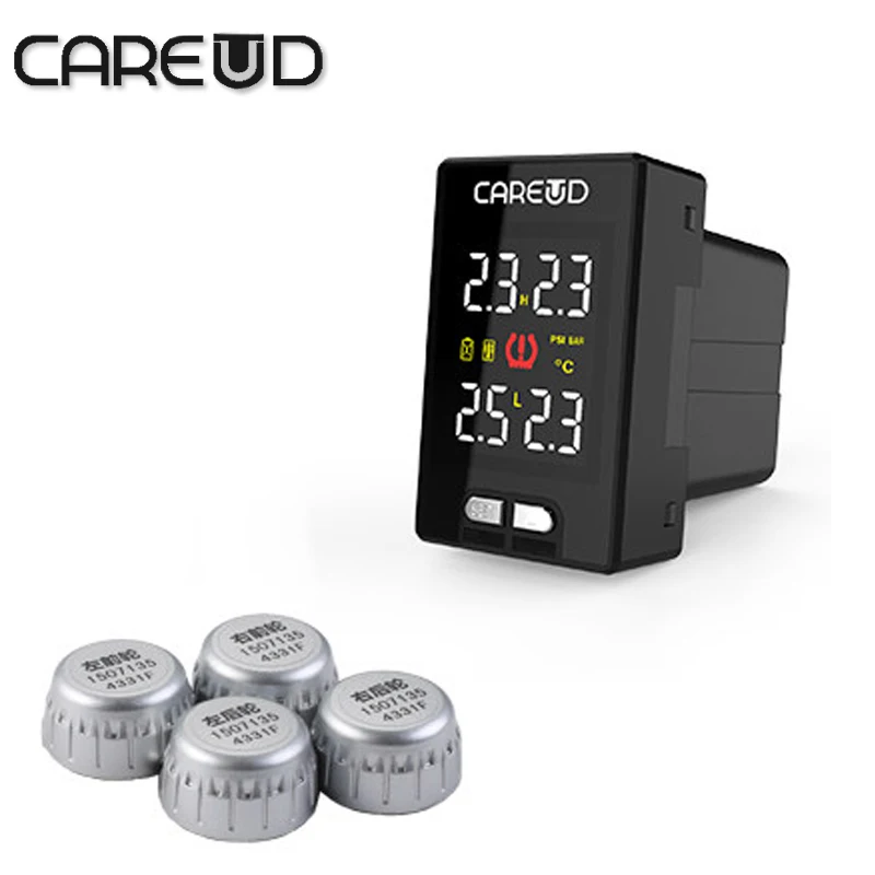 Careud u912 4 внешний датчик TPMS для Nissan PSI BAR система мониторинга давления автошины