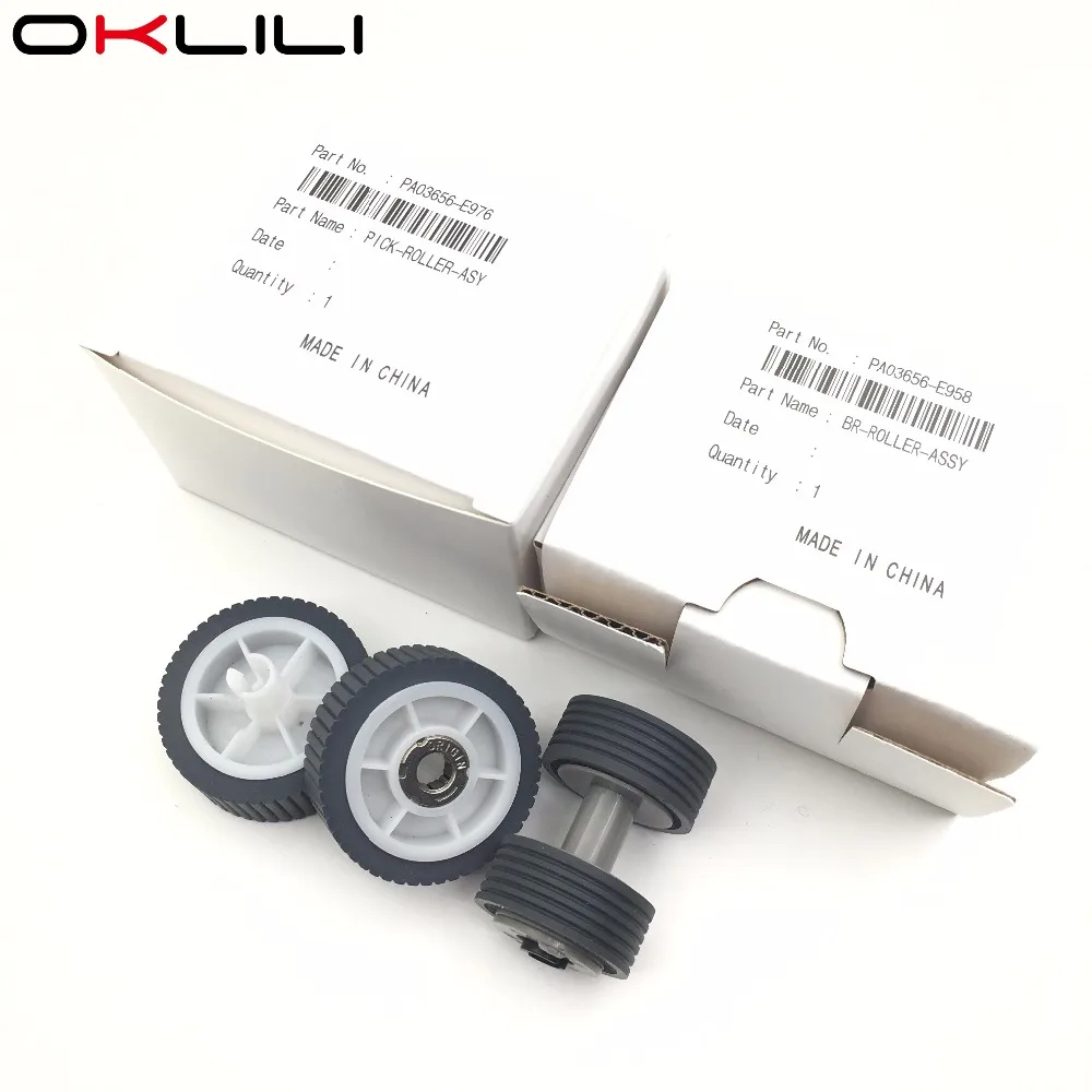 1setx PA03656 0001 E958 E976 ролик тормоза Палочки для Fujitsu ScanSnap iX500 iX1500 iX1400 iX1600|pickup roller|pick