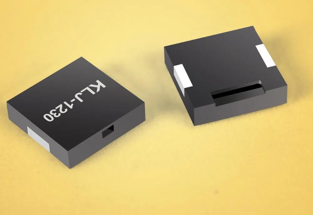 KLJ-1230 патч пьезоэлектрический пассивный зуммер 12x12x3 мм Частота 4 кГц боковой звук |