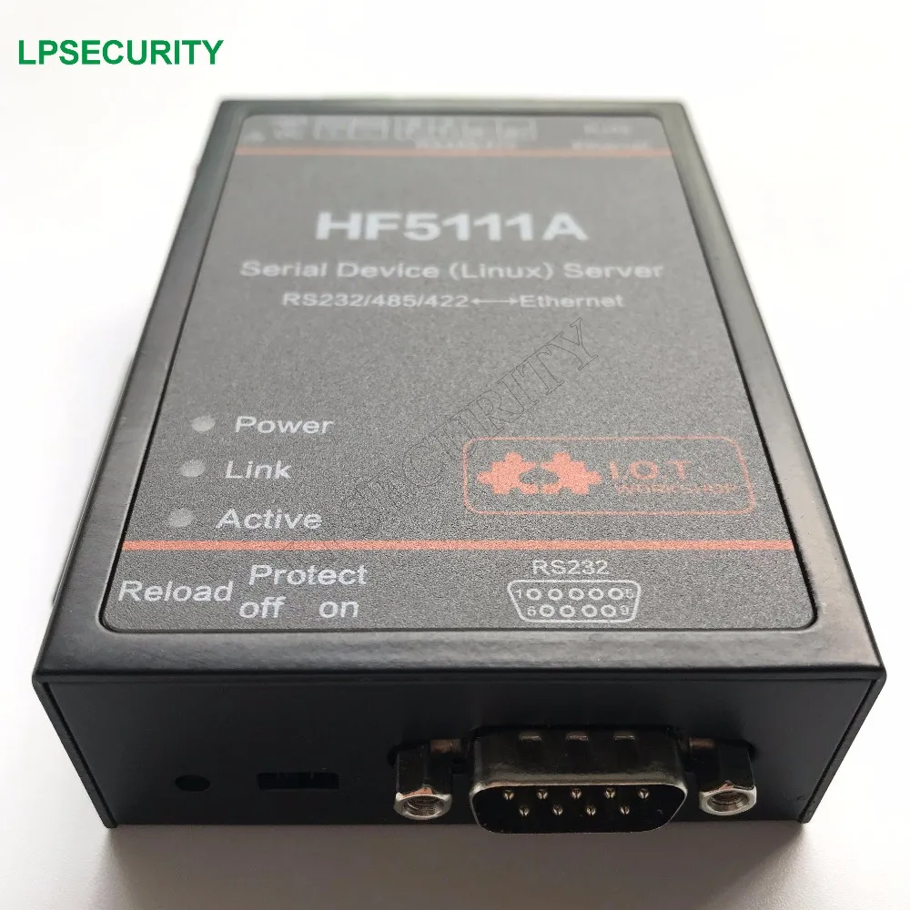 Последовательный модуль преобразователя сервера Ethernet HF5111A RS232 RS422 RS485 на Linux