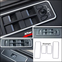 wooeight car interior door window switch cover console gps vent trim for land rover discovery sport 2015 2018 2019 accessories