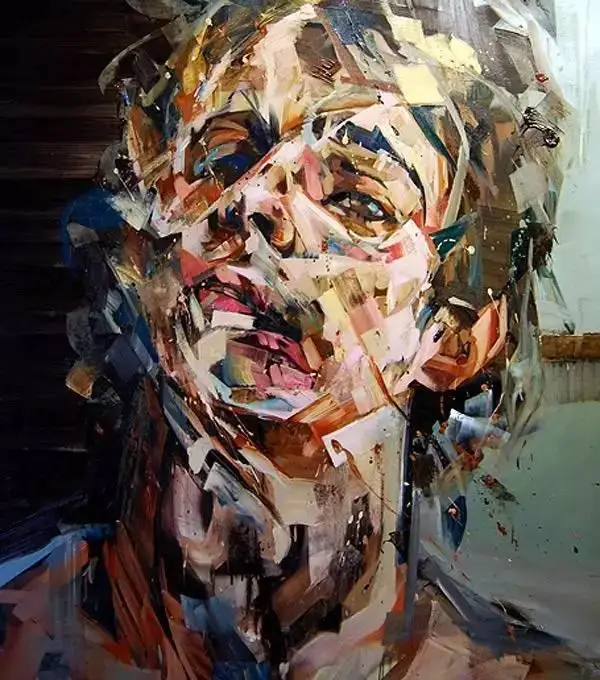 Ручная роспись Pure Art Space нож картина маслом абстрактная живопись на холсте для
