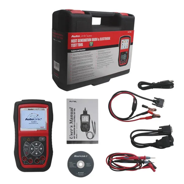 Autel Автоссылка AL539B OBDII код читателя и электрические Тесты инструмент легко
