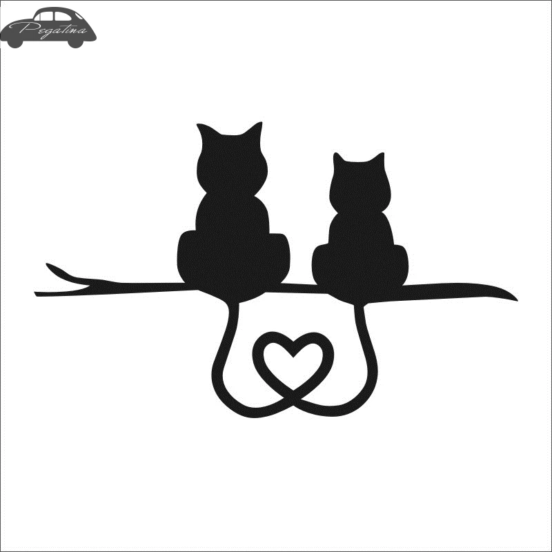 Стикер для автомобиля кошки Pet Shop наклейка плакаты виниловые настенные