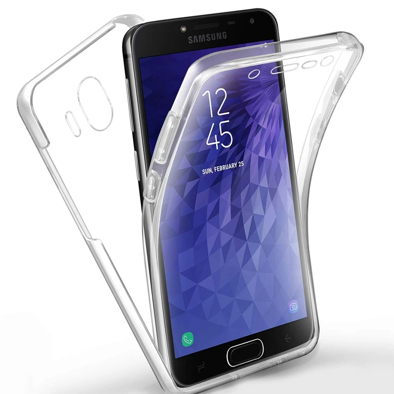 Чехол с полным покрытием 360 градусов для Samsung Galaxy S6 S7 edge S8 S9 S10 Plus S10e J3 J4 J6 J8 A6 A8 A7 A9 2018