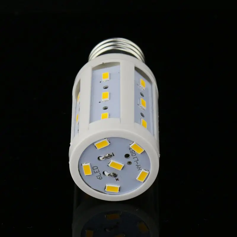 Бесплатная DHL E27/B22/E14 220 240 V светодиодный светодиодная лампа 7 Вт 24 5730 SMD теплый