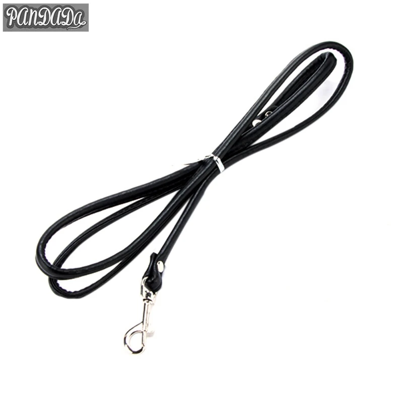 panDaDa Dog Leash Leather Glisson Loop Collar For Dogs Beetle Training Belt Pet Leashes|pet dog leash|dog leashtraction rope |