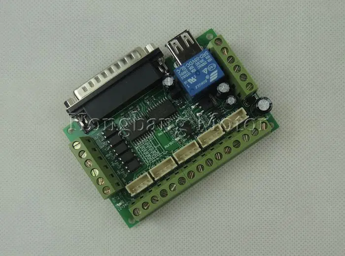 Mach3 ЧПУ Маршрутизатор 3 оси комплект, TB6600 3 оси 0-4.5A шаговый двигатель драйвер контроллер комплект+ один 5 оси breakout board