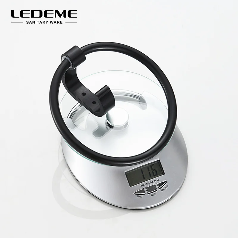 LEDEME матовый черный классический держатель для полотенец ванной комнаты стойка