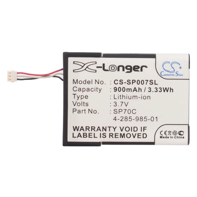 CameronSino 900Mah аккумулятор для sony Psp E1000, Psp E1002, Psp E1004, Psp E1008, импульсная беспроводная гарнитура 7,1