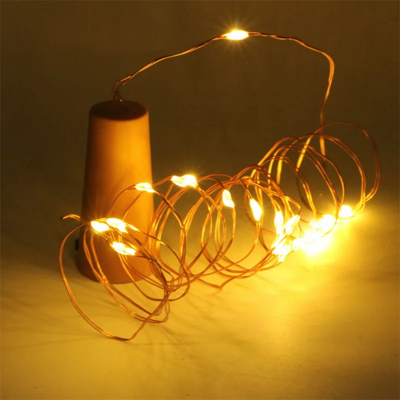 LED String light 10M 5M 3M 2M Powered by Battery USB led Strip lamp Copper wire Fairy lights Christmas Wedding Party Decoration | Лампы и