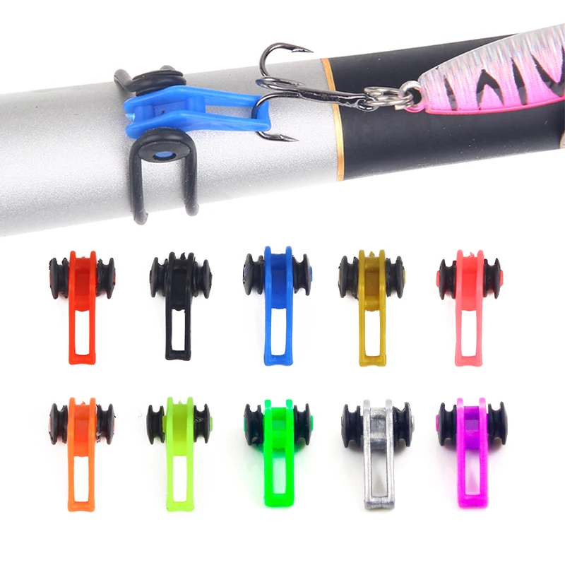 10 шт. рыболовный крючок безопасный держатель для приманки джиг крючки безопасное
